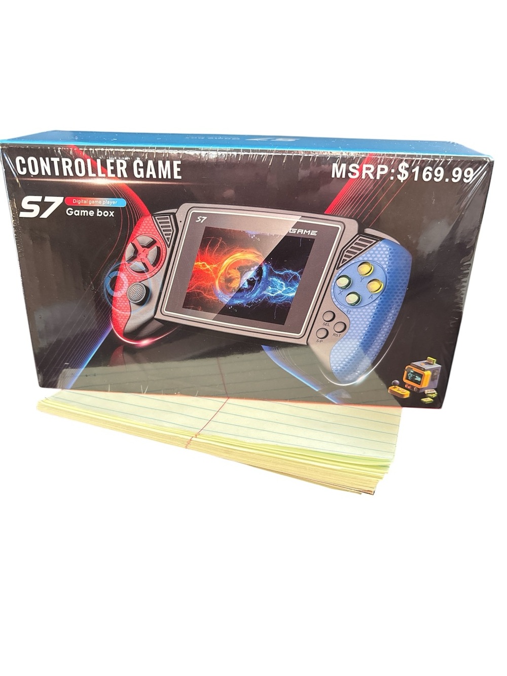 Controller Game Box Handheld Console - blue and black